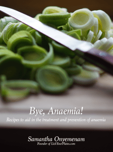 Bye, Anaemia! Cover Page 2